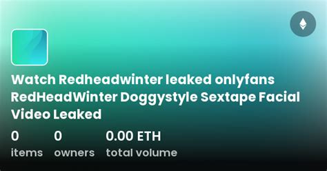 redheadwinter onlyfans leaked|RedheadWinter